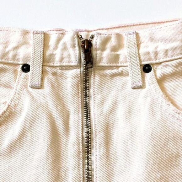 Carmar Avery Beatrice Zip Front Denim Skirt Sz 27 - Picture 6 of 14